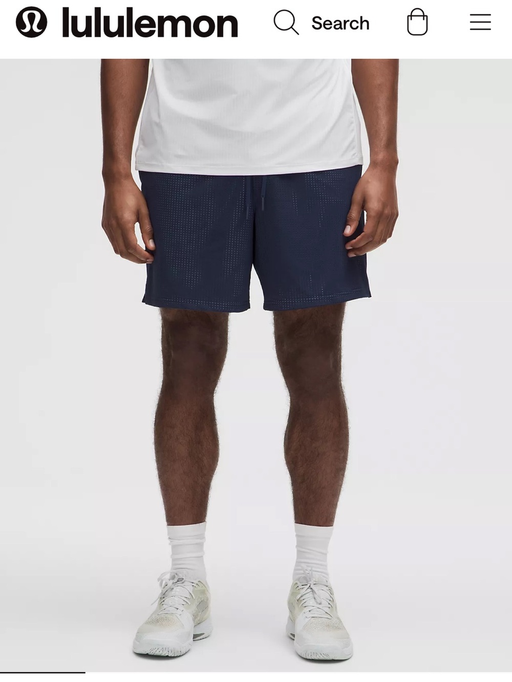 Lululemon court short size small